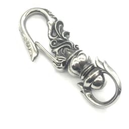 1PCS Key Hook 316Stainless Steel Punk Carabiner Keychain Mens DIY Lobster Clasp Making Clips Spring Buckle