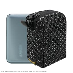 Portable Power Source Bag for Anker A1638 45W Power Bank Breathable Bag A1638 Travel Carrying Ventilate Case