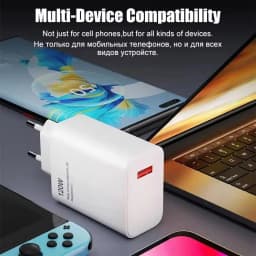 120W Charger Turbo Fast Charge Eu/Us Hyper Charge Adapter Cable for Redmi Note 11 12 13 Pro Plus Mi 14 13 13T Poco Xiaomi Phone