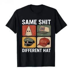 S-5XLSame Shit Different Hat Funny Quote Hat T-shirt for Men Women Cotton T Shirts Short Sleeve Tops