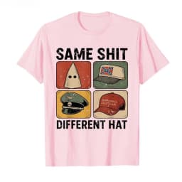 S-5XLSame Shit Different Hat Funny Quote Hat T-shirt for Men Women Cotton T Shirts Short Sleeve Tops