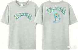 Summer men's Billa-bong English printed T-shirt, 100_ cotton double-sided high-quality casual T-shirt clothing graphic t shirts