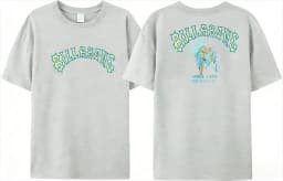 Summer men's Billa-bong English printed T-shirt, 100_ cotton double-sided high-quality casual T-shirt clothing graphic t shirts