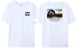 Summer men's Billa-bong English printed T-shirt, 100_ cotton double-sided high-quality casual T-shirt clothing graphic t shirts