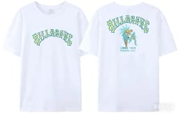 Summer men's Billa-bong English printed T-shirt, 100_ cotton double-sided high-quality casual T-shirt clothing graphic t shirts