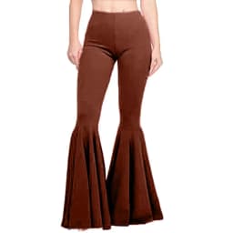 Hot Selling Women's Mermaid Plus Size High Waist Slim Fit Elastic Thin Casual Fashion Simple Leg Repair Flared Pants