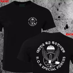 Army Special Forces Cotton TShirt Military Tactical Casual Rugged Military Grunge Retro Mens Short Sleeve