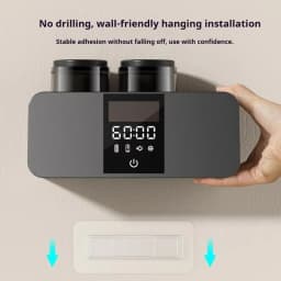Wireless Wall Mounted Electric Toothbrush Sterilizer UV Drying Holder Rechargeable Toothbrush Dryer