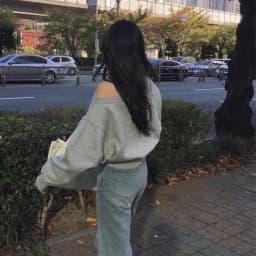 Korean Style Retro Long Sleeve T Shirt Solid Color Casual Off Shoulder Blouse Stylish Loose Autumn Hoodie Crop Top Female