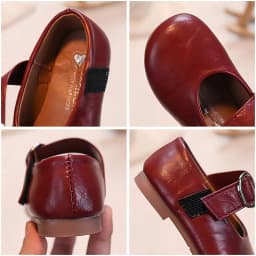 Girls Leather Shoes for Toddlers 2026 New Autumn Students Ballet Flats Soft Sole Simple Princess Kids School Dance Party Flats