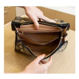LK Manufacturer Direct Sale Fashion Versatile High-End Snake Print Glossy Leather Single Shoulder Crossbody Chain Bag
