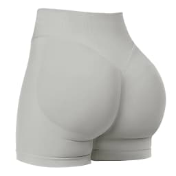 Summer High Waisted Yoga Shorts For Women Fashionable and Sexy Running Fitness Pants Solid Color Yoga Leggings Elastic Tights
