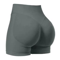Summer High Waisted Yoga Shorts For Women Fashionable and Sexy Running Fitness Pants Solid Color Yoga Leggings Elastic Tights