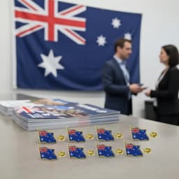 5/10/50/100 Pack Metal Australia Flag Lapel Pin Waving Australian Pins Bulk Patriotic Badge Souvenir Gifts