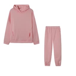 Monochrome Hooded Hoodie Set Casual European American Fashion 2-Piece Autumn Winter Hot Selling New Style