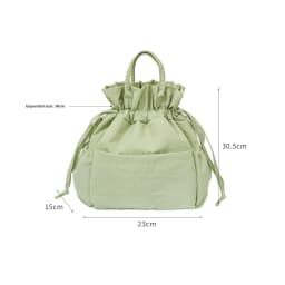 Large Capaci Thermal Lunch Box Bag Dstring Handbag Commuting Portable Office Workers Elementary School Students Bento Bag