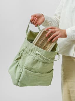 Large Capaci Thermal Lunch Box Bag Dstring Handbag Commuting Portable Office Workers Elementary School Students Bento Bag