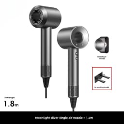 5 in 1 Professional Hair Dryer, with Hot and Cold Air Functionality - Lightweight and Thermostatic Styling Tool for Smooth Hair