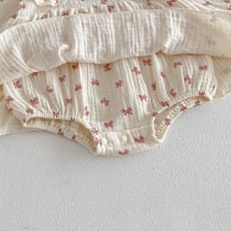 Baby Spring and Autumn Thin Diaper Cover Dress, Small Size for Girls, Princess Dress for One-Year-Old Babies