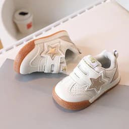 2026 Fashion Toddler Shoes For Baby PU Leather Infant Girl's Sneakers Soft-soled Ergonomics Newborn Boy's Sport Shoes First Step