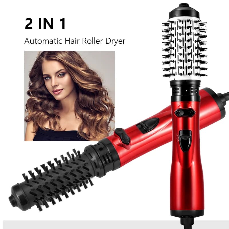 Automatic Rotating Multifunctional Hot Air Brush Portable Ionic Blow Dryer Hair Air Styler Scalp Massage Comb Hair Curler Brush