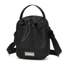 Waterproof Nylon Crossbody Sling Bag - Outdoor Travel Pouch with Dedicated Water Bottle Pocket