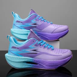 Plus Size Men's Sports Running Shoes Breathable and Lightweight Carbon Plate Women's Comfortable Sports Non-slip Shoes