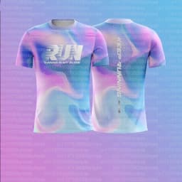 Simple Fashion Run Letters T Shirts Fashion Trend Outdoor Running 3D Printed Unisex T-shirts Loose Quick Dry Tees FamilyMatching