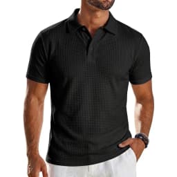 Mens Summer Short Sleeve Lapel Polo Shirt Solid Color Lightweight Ice Silk Tops Breathable Quick-Dry Casual Streetwear for Men