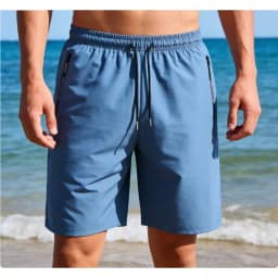 Men's Quick Dry Running Shorts | Lightweight Athletic Shorts with Zipper Pockets | Breathable Sports Shorts for Gym, Workout, Su