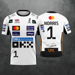 2026 New Racing Lando Norris Tee | 2025 NO.4 Edition Breathable Sportswear | Extreme Sports Inspired Short Sleeve Top