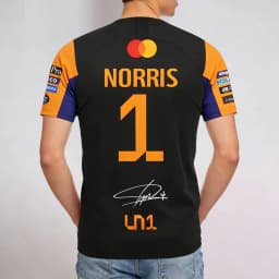 2026 New Racing Lando Norris Tee | 2025 NO.4 Edition Breathable Sportswear | Extreme Sports Inspired Short Sleeve Top