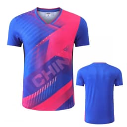 China Team Table Tennis Shirts Men Women Children Ping Pong T Shirt Table Tennis Clothes Kids Badminton Shirts Running Tee
