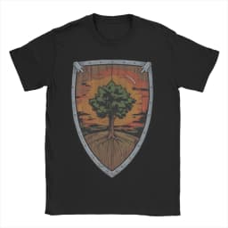 Men's T-Shirt A Knight Of The Seven Kingdoms Funny Cotton Tees Short Sleeve T Shirts Round Neck Tops Plus Size