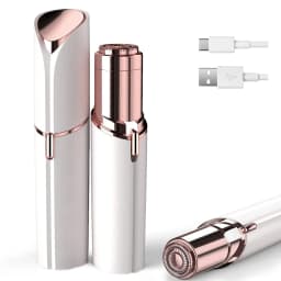 Facial Hair Removal for Women, Electric Painless Facial Hair Remover for Face, Lip, Chin with USB Rechargeable