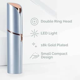 Facial Hair Removal for Women, Electric Painless Facial Hair Remover for Face, Lip, Chin with USB Rechargeable