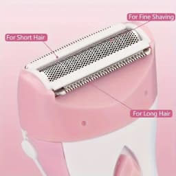 Women's Electric Razor - USB Rechargeable Foil Shaver with Stainless Steel Blades