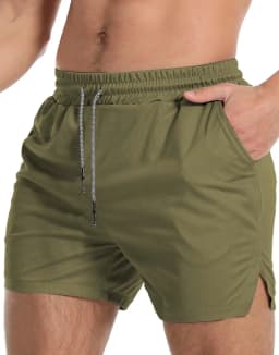 Men's Sports Shorts, Fitness Pants, Casual Running Shorts, Mesh Quick-Dry Breathable Training Shorts for Marathon