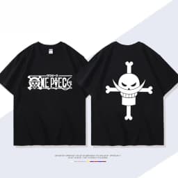 2026 New ONE PIECE Animation Derivatives White Beard Edward·Newgate Print T-shirt Short Sleeve T-shirt Men's and Women's T-shirt