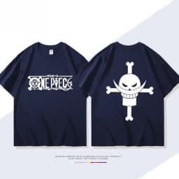 2026 New ONE PIECE Animation Derivatives White Beard Edward·Newgate Print T-shirt Short Sleeve T-shirt Men's and Women's T-shirt