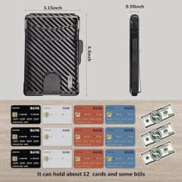 Metal Automatic Pop Up Card Wallet Men Anti Magnetic Anti Theft Credit Card Business Card Holder