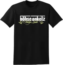 Gehasst Verdammt Vergöttert II Böhse Onkelz Peripheral Pattern Print Summer Cotton Men's Women T-shirts Streetwear Casual Trendy