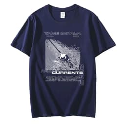 Tame Impala Currents Graphic Print T-shirts Men Casual Tshirt Male Hip Hop Oversized T Shirt Women Lndie Pop Rock Music T Shirts