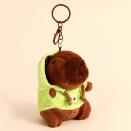 Cartoon Capybara Pendant Plush Toy Cute Kapila Doll Bag Hanging Ornaments Car Pendant Desktop Ornaments YSL03