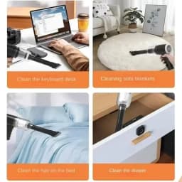 2900000PA Wireless Car Vacuum USB Charging 1200mAh Wet Dry Dual-use Cleaner Cordless Handheld High-power Vacuum Cleaner 2026