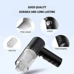 2900000PA Wireless Car Vacuum USB Charging 1200mAh Wet Dry Dual-use Cleaner Cordless Handheld High-power Vacuum Cleaner 2026