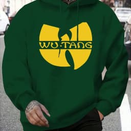 Hip Hop Années 90 Wu Clan T-tangs Hoodie Men Women's Casual Autumn Winter Vintage Hoodies Fleece Long Sleeve Hooded Sweatshirts