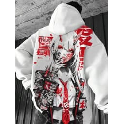 Japanese anime 3D Printing Hoodies Men Women Fashion Hip Hop Oversized Long sleeve Hoodie Sweatshirts Tracksuits Man Clothing