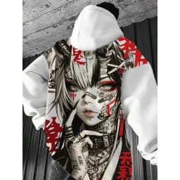 Japanese anime 3D Printing Hoodies Men Women Fashion Hip Hop Oversized Long sleeve Hoodie Sweatshirts Tracksuits Man Clothing