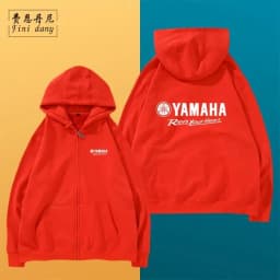 Yamaha motorcycle hoodie men's hooded zipper hoodie jacket cycling clothes